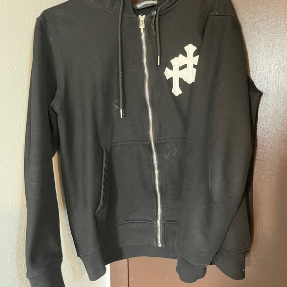 Chrome Hearts Black sweater with reflective logo. in PERFECT condition. - Picture 1 of 13